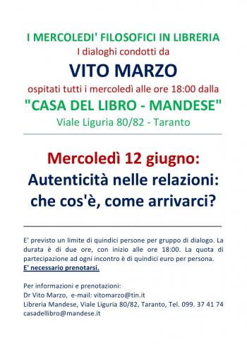 I Mercoledì Filosofici in Libreria