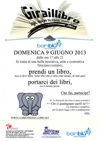 Giraillibro, raccolta libi e book-crossing