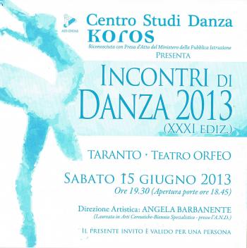 Incontri di Danza 2013