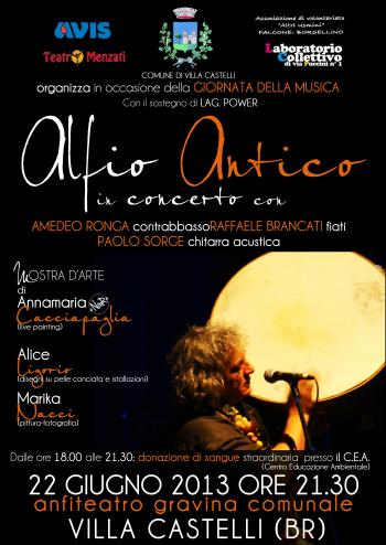 Alfio Antico in concerto