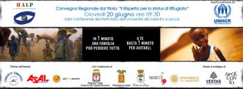 “Il Rispetto per lo status di  Rifugiato”- Convegno Regionale