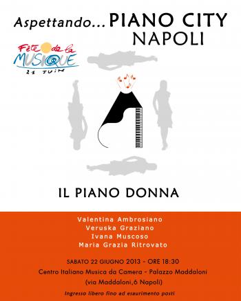Aspettando... Piano City Napoli: Il Piano Donna