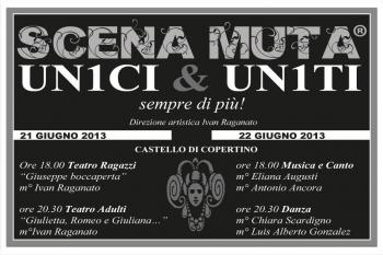 UN1CI & UN1TI sempre di più – Saggio finale del Centro Studi d’Arte Scena Muta 