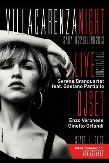 Villa Carenza Night Serena Branquartet Feat Gaetano Partipilo