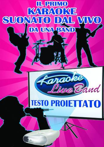 Karaoke live Band - il primo Karaoke suonato dal vivo da una band