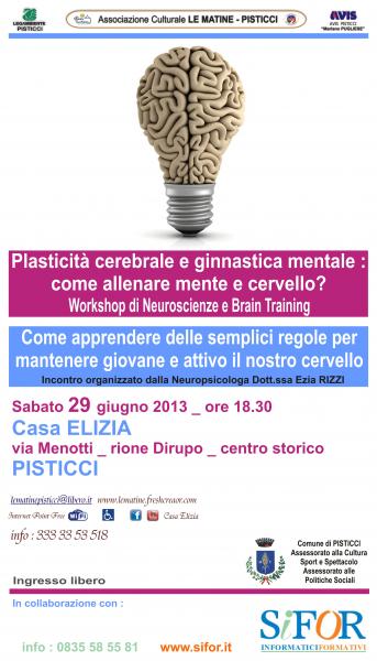 Workshop di Neuroscienze e Brain Training