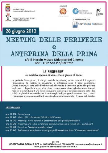 Meeting delle Periferie & Anteprima della Prima
