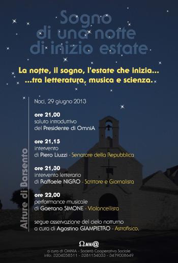 Sogno di una notte di inizio estate - ANNULLATA