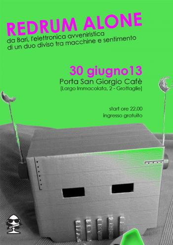 Redrum Alone in concerto (elettronica da Bari)