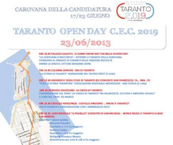 TARANTO OPEN DAY C.E.C 2019