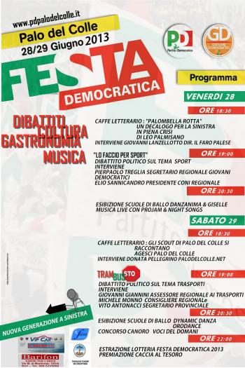 II Festa Democratica a Palo del Colle 