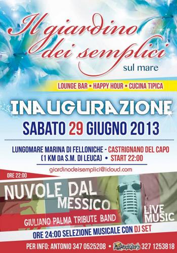 Nuvole dal Messico live all'inaugurazione del Giardino dei Semplici