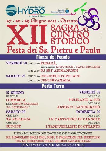 Festa dei Ss. Pietru e Paulu - XII Sagra del centro storico