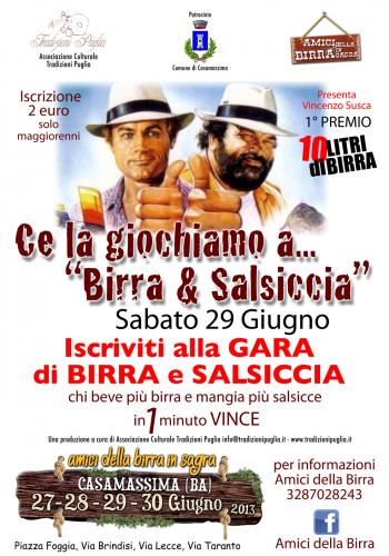 Ce la Giochiamo a Birra e Salsiccia