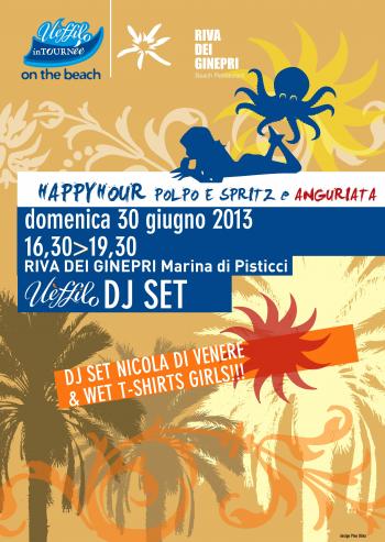 Happy Hour Ueffilo on The Beach - Polpo Spritz Anguriata - Nicola di Venere dj Set 