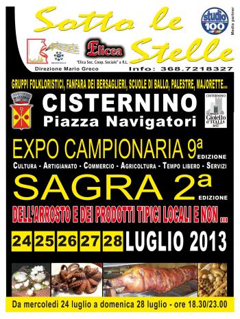 Sotto le Stelle Expo campionaria, Sagra dell'arrosto (anche del Polpo) e dei prodotti tipici locali