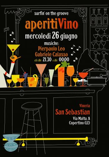 Aperitivino Surfin' on The Groove con Pierpaolo Leo e Gabriele Calasso