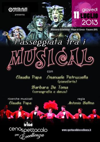 Passeggiata Tra i Musical - Spettacolo Musicale di Claudia Papa - Regia Antonio Bellino