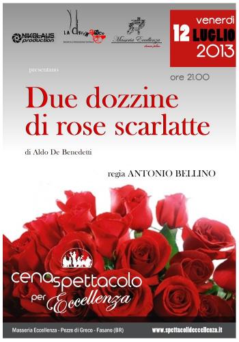 Due Dozzine di Rose Scarlatte di Aldo de Benedetti - Regia di Antonio Bellino