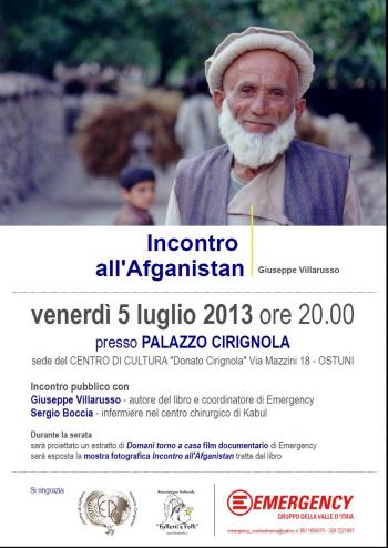 Incontro all'Afganistan