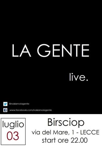 La Gente live 
