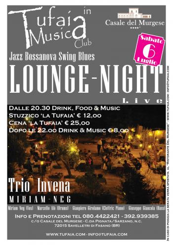 Tufaia in Musica - Lounge Night