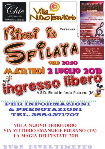 Sfilata Moda Under 16