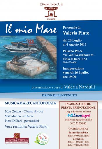 Mostra "Il mio mare" di Valeria Pinto