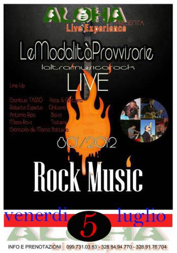 Lemodalitàprovvisorie live