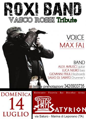 Roxi Band Vasco Rossi Tribute