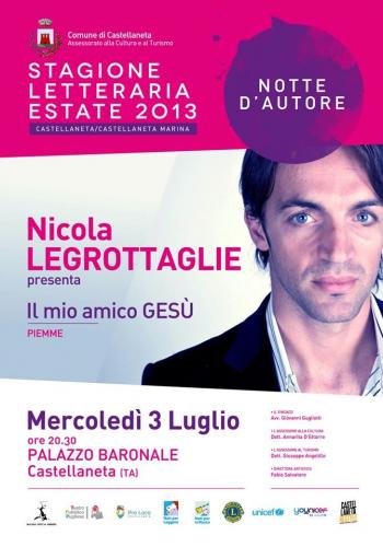 Ncola Legrottaglie presenta Il mio amico Gesù per Notte d'Autore