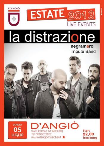 Negramaro Tribute Live! al D'angio' di Noci