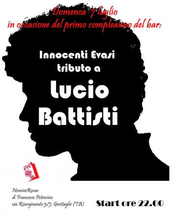 Compleanno di un bar che ama l'arte, e tributo a Lucio Battisti
