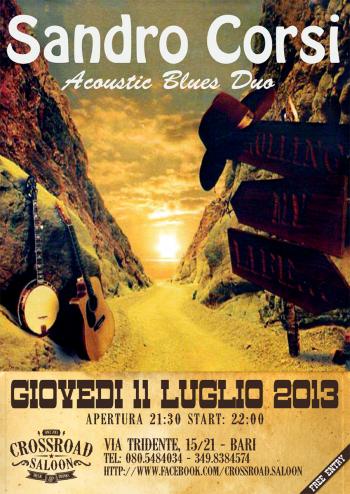 Sandro Corsi Bluesman - Acoustic Blues Duo Live 