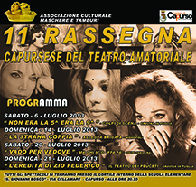11 ^ Rassegna capursese del teatro amatoriale