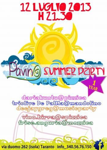 Pavino Summer Party 1 Year