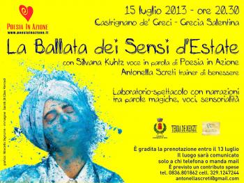 La Ballata dei sensi d'estate di Poesia in Azione