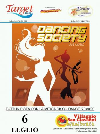 Dancing Society Live al Target Beach