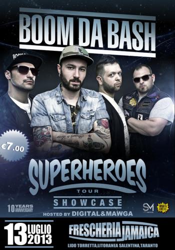 BoomDaBash superheroes live showcase