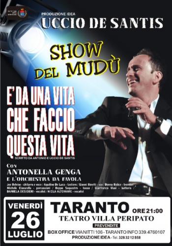 È una vita che faccio questa vita - Uccio de Santis in Teatro sotto le stelle