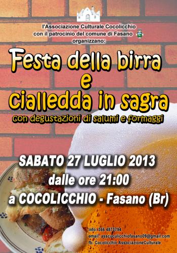 Festa della Birra e Cialledda in sagra