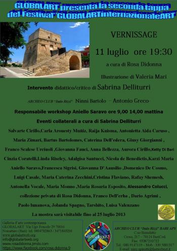GLOBALART presenta la seconda tappa   del Festiva l”GLOBALARTinternazionale ART"