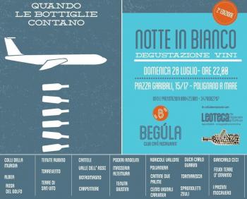 La notte in bianco -  Degustazione di Vini - II Edizione