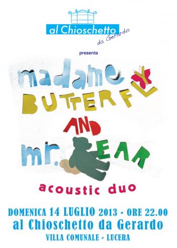 Concerto Madame Butterfly and Mr Bear