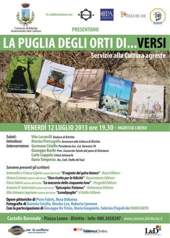 La Puglia degli orti di...versi