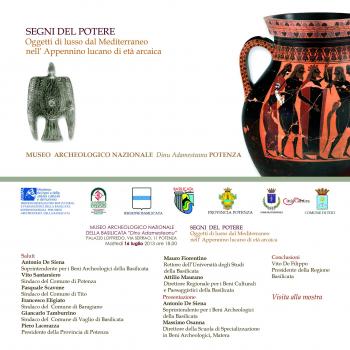 Segni del Potere. Oggetti di lusso dal Mediterraneo nell’Appennino lucano di età arcaica