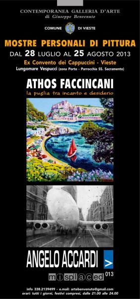 Angelo Accardi e Athos Faccincani in mostra a Vieste