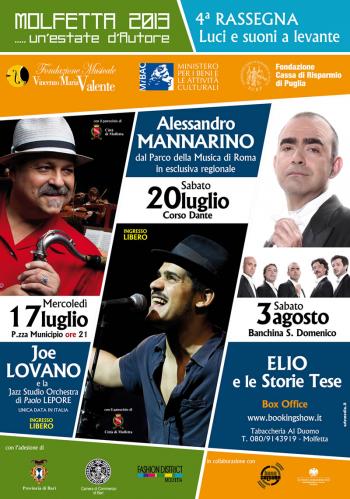 Luci e suoni a Levante - Joe Lovano in concerto - unica data in Italia