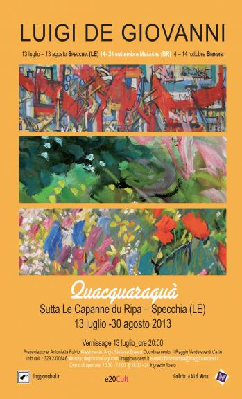 Quacquaracquà  - personale di pittura di Luigi de Giovanni