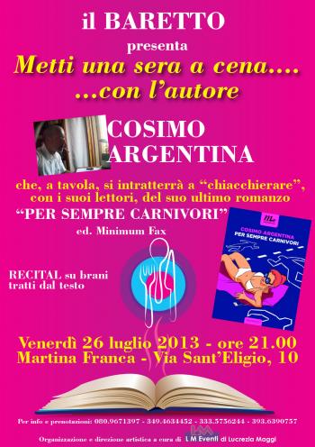 Metti una sera, a cena con l'autore...